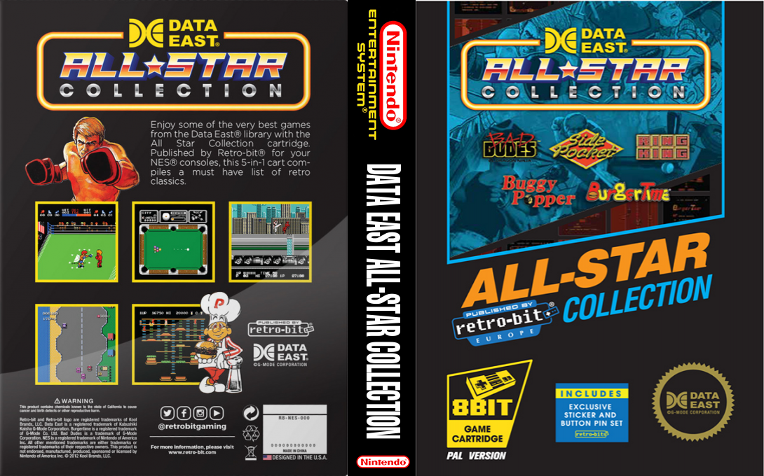 Data East All-Star Collection — box-texture (EU)