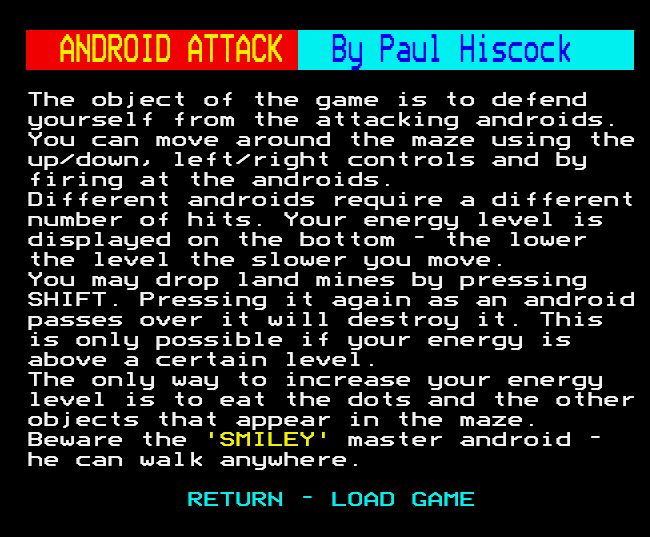 Android Attack — sstitle (WOR)