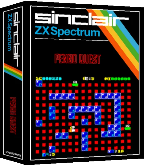 Pengo Quest — box-3D (SS)