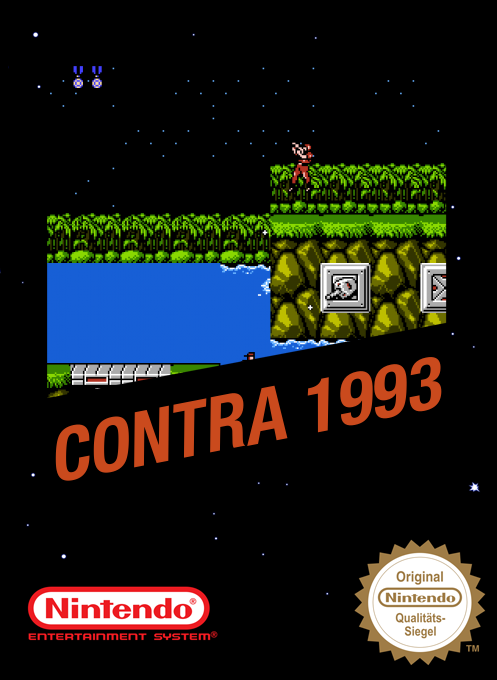 Contra 1993 box art