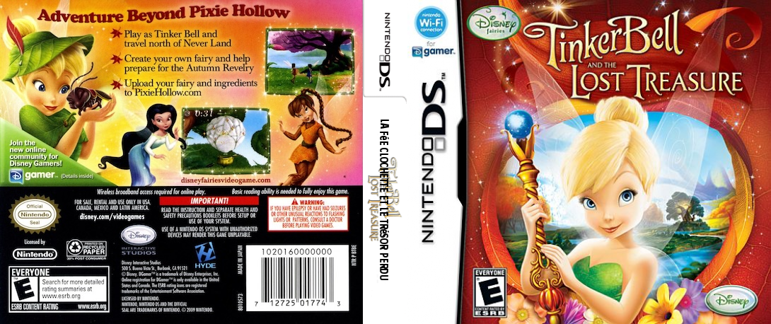 Tinker Bell and the Lost Treasure — box-texture (US)