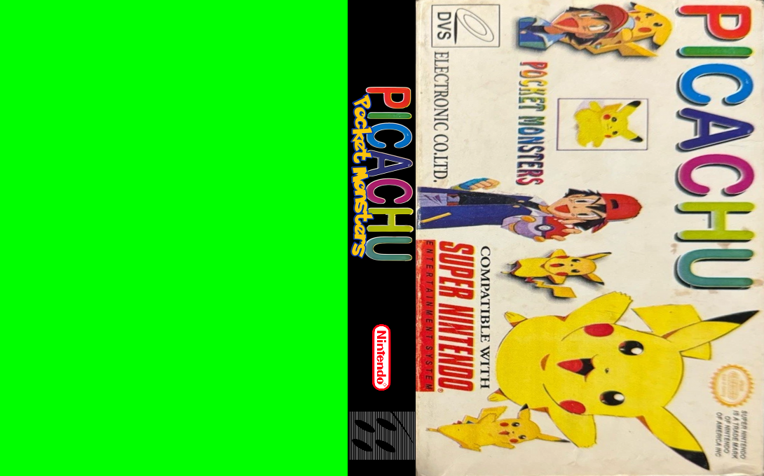 Picachu - Pocket Monsters — box-texture (WOR)