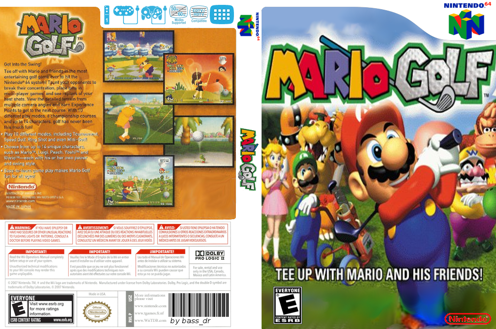 Mario Golf — box-texture (US)