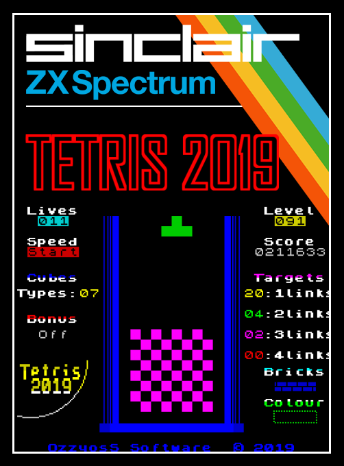 Tetris 2019 box art