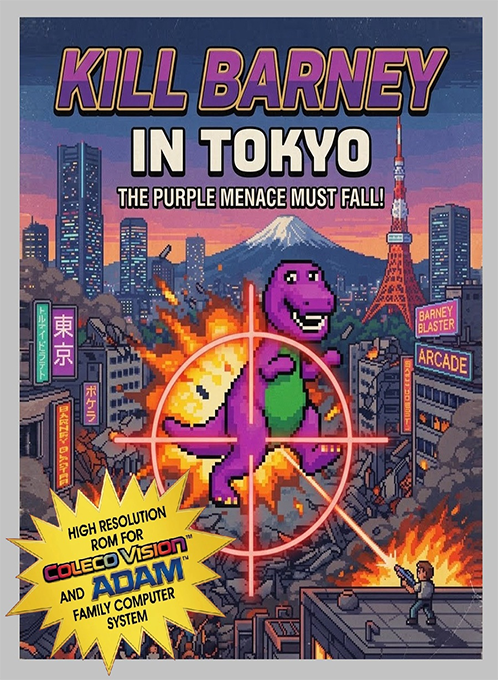Kill Barney In Tokyo box art