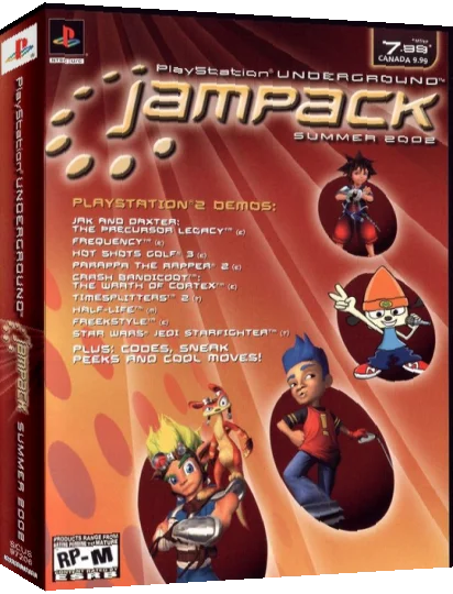 Exclusive PlayStation 2 Summer Sample Disc — box-3D (WOR)