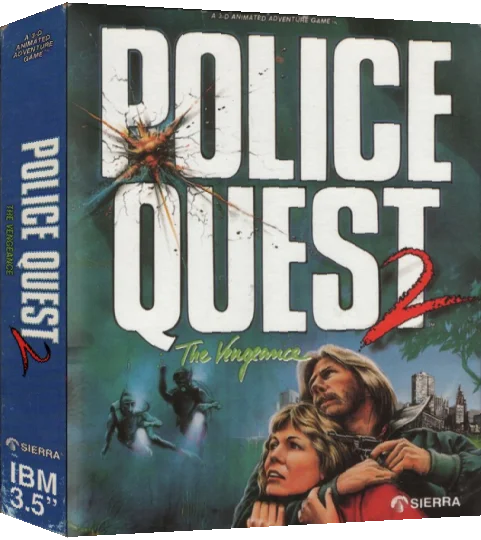 Police Quest 2 - The Vengeance — box-3D (US)