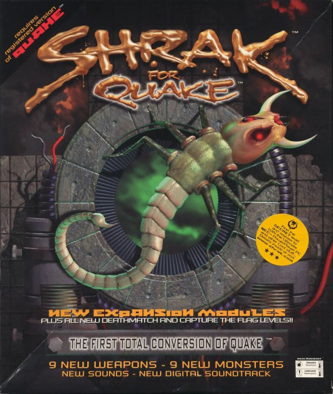 Shrak For Quake box art