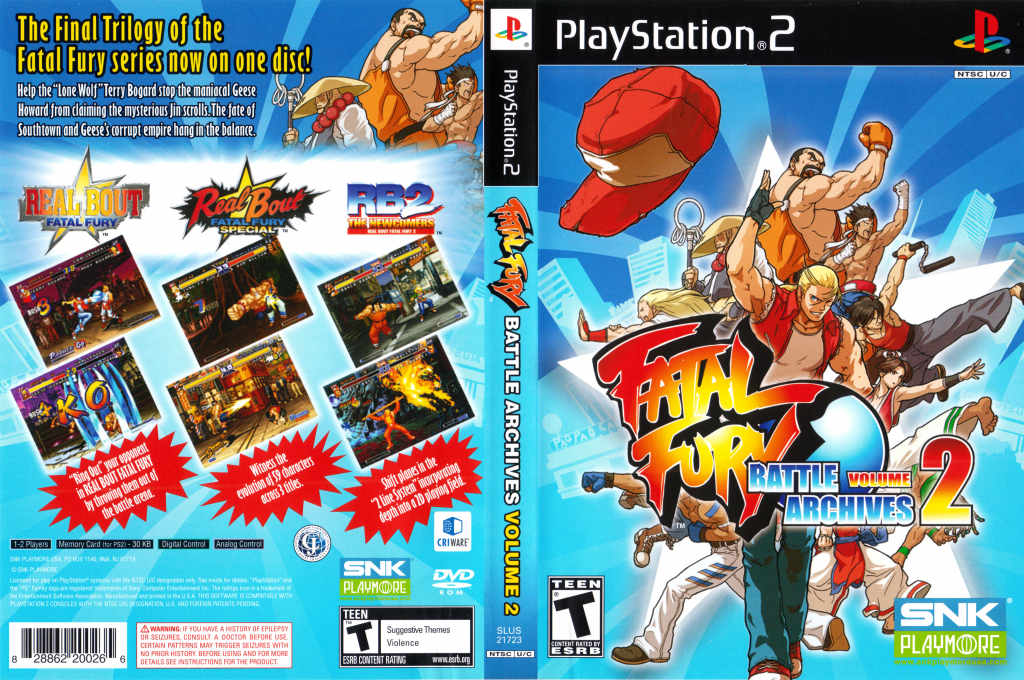 Fatal Fury - Battle Archives Volume 2 — box-texture (US)