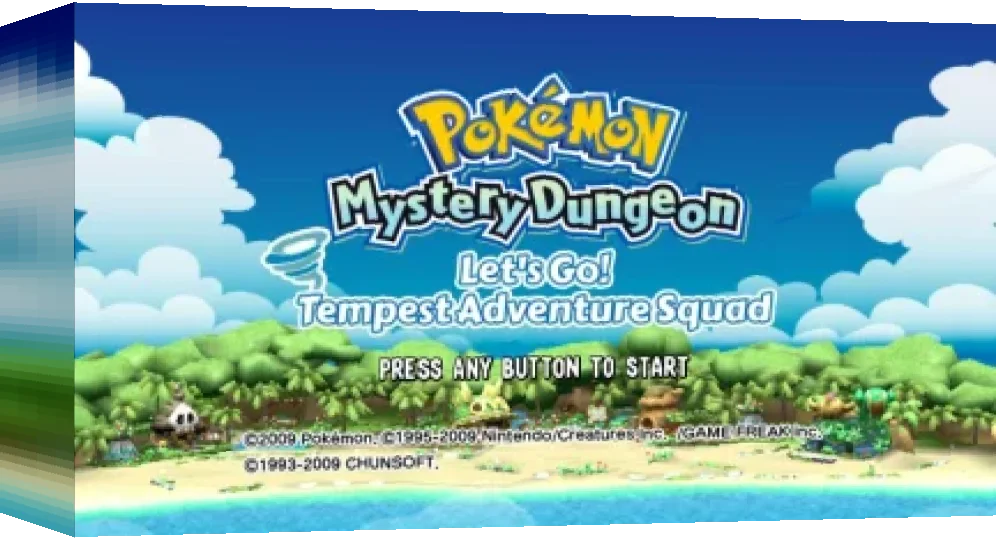 Pokemon Mystery Dungeon - Let's Go! Tempest Adventure Squad — box-3D (WOR)