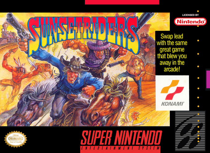 Sunset Riders box art