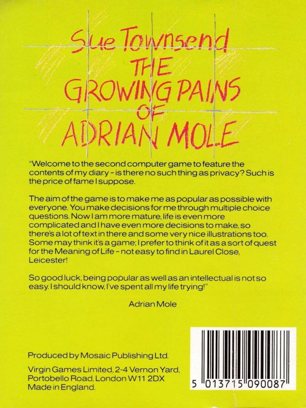 Growing Pains Of Adrian Mole, The — box-2D-back (EU)