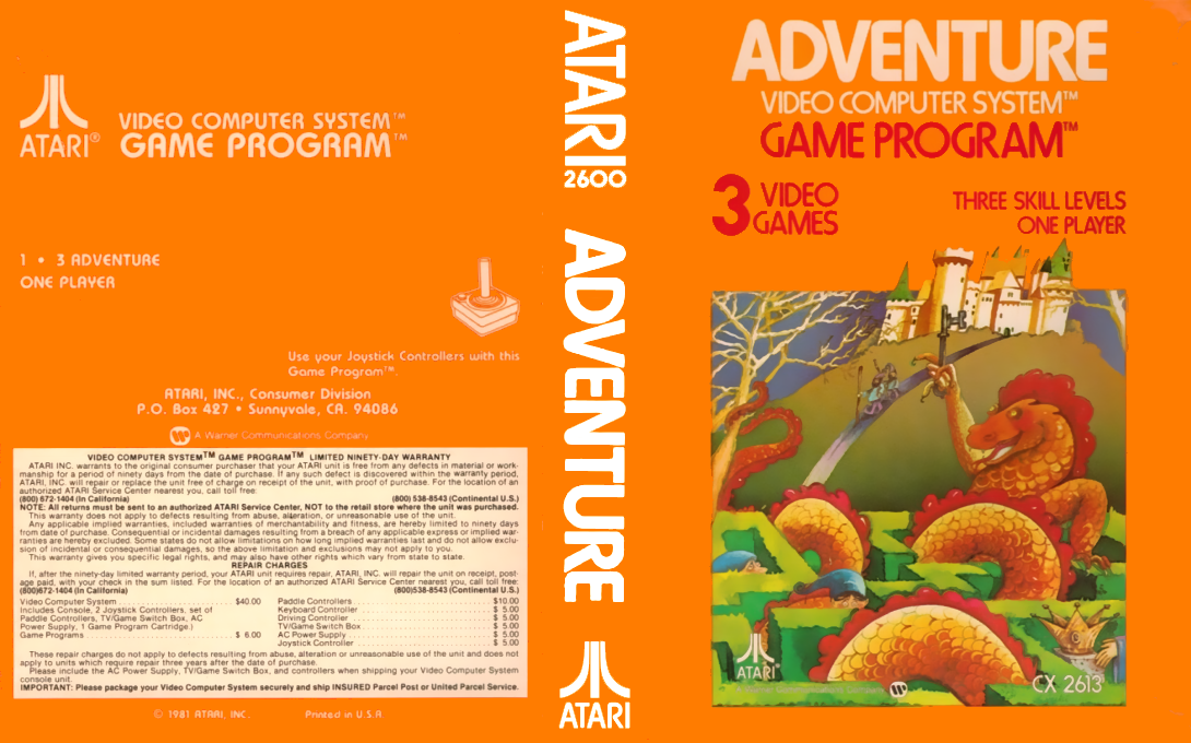 Adventure — box-texture (US)