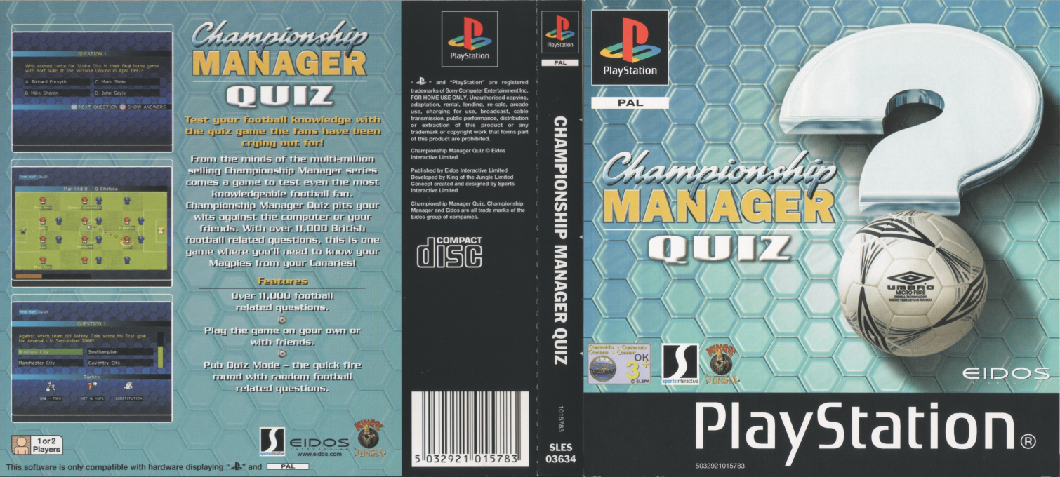 Championship Manager Quiz — box-texture (EU)