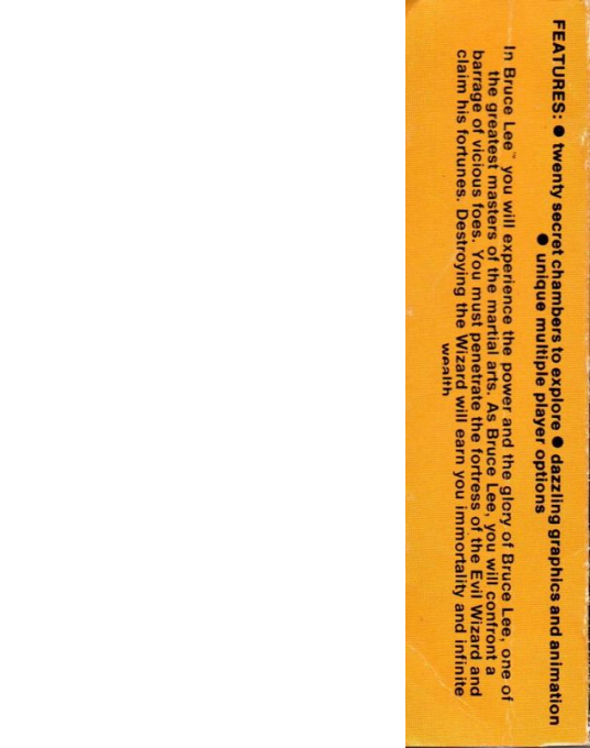 Bruce Lee — box-2D-back (EU)