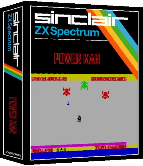 Power Man — box-3D (SS)
