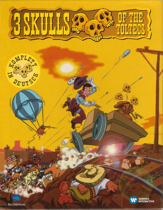 3 Skulls of the Toltecs — box-2D (DE)