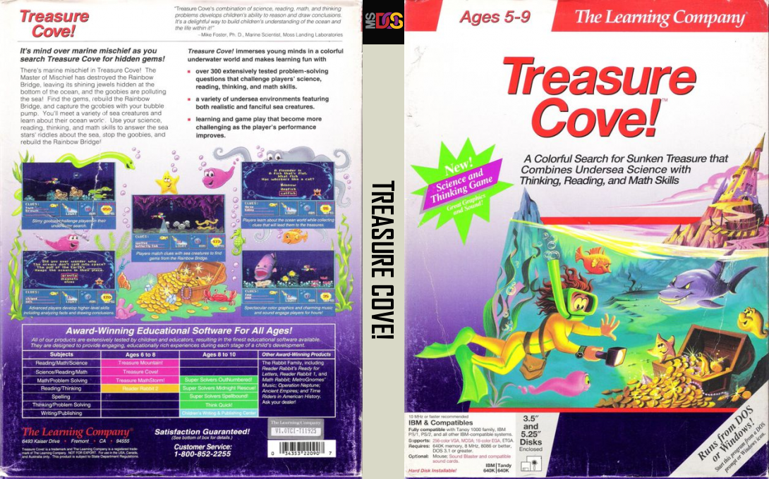 Treasure Cove! — box-texture (US)