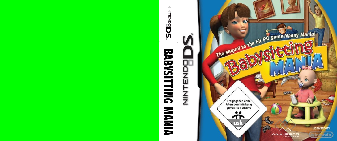 Babysitting Mania — box-texture (DE)
