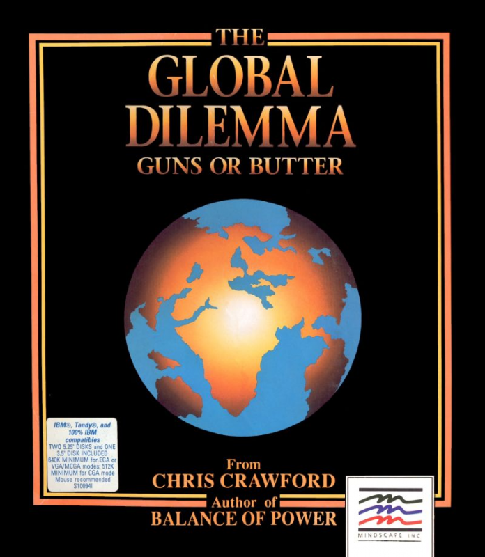 Global Dilemma - Guns Or Butter, The box art