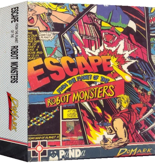 Escape From The Planet Of The Robot Monsters — box-3D (EU)