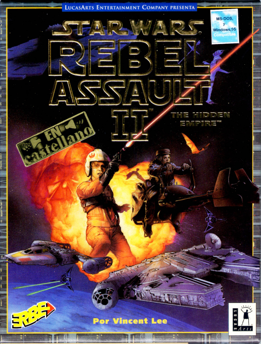 Star Wars: Rebel Assault II: The Hidden Empire — box-2D (SP)