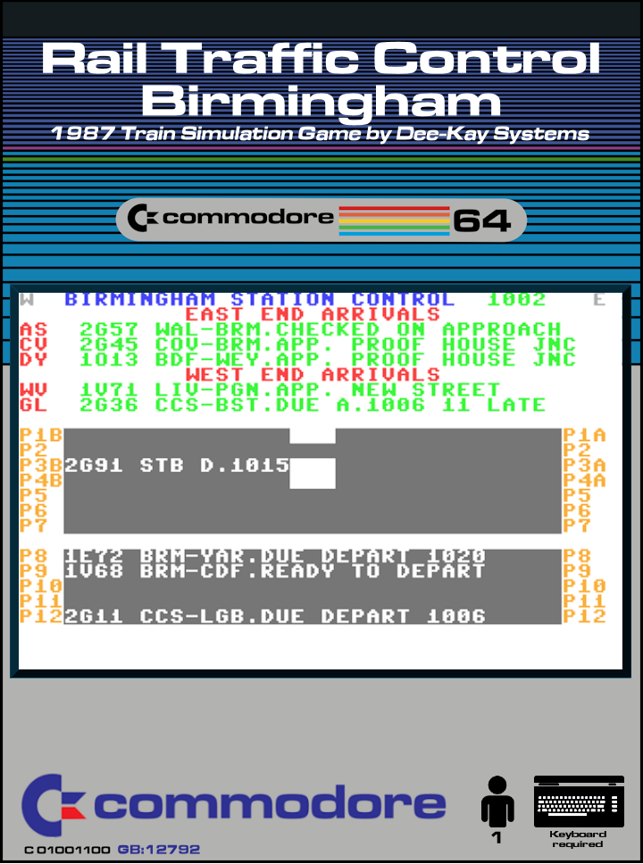 Rail Traffic Control : Birmingham box art