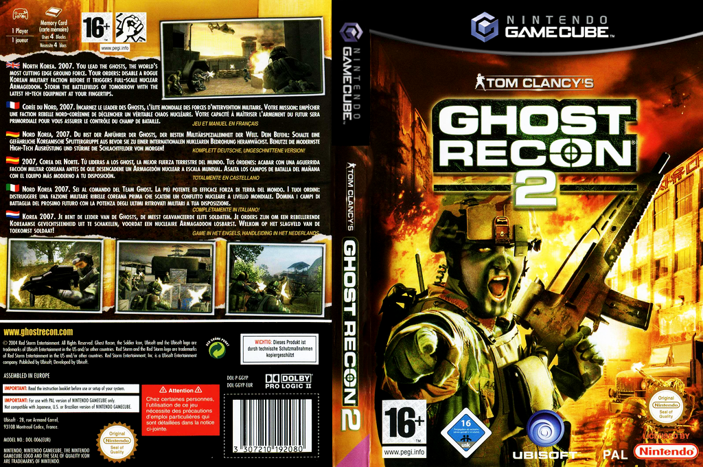 Tom Clancy's Ghost Recon 2 — box-texture (EU)