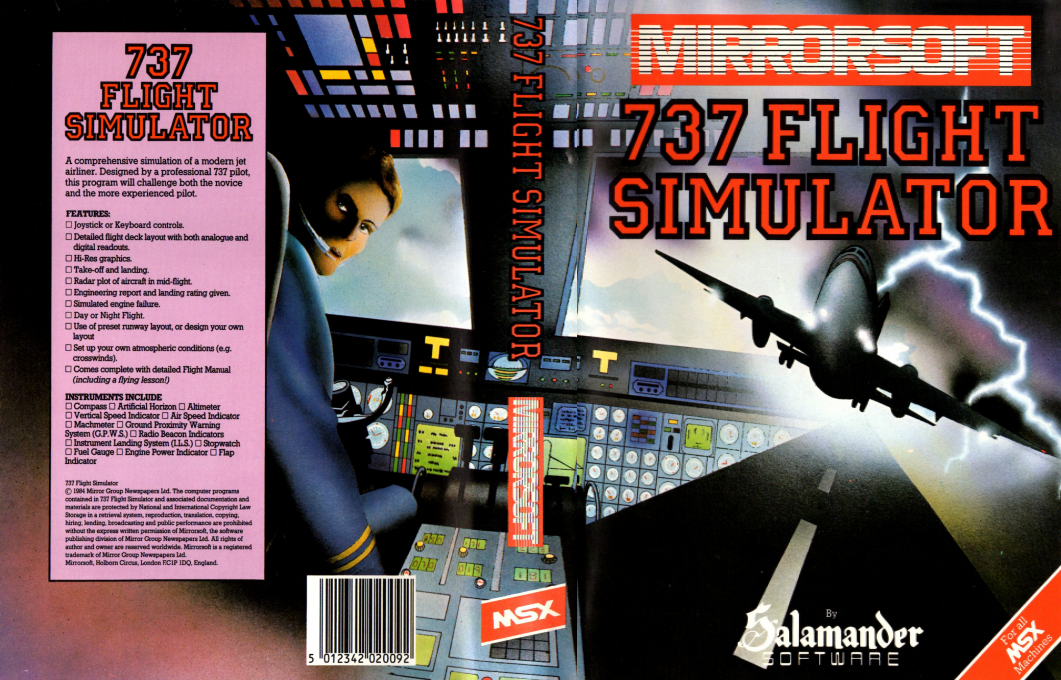 737 Flight Simulator — box-texture (EU)