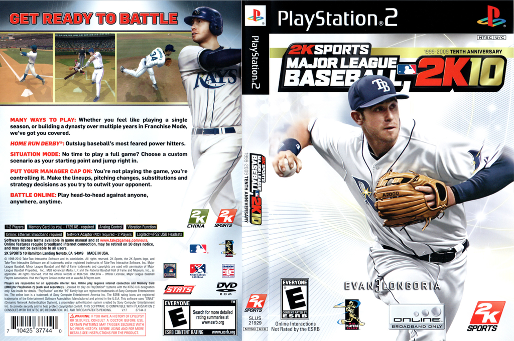 Major League Baseball 2K10 — box-texture (US)