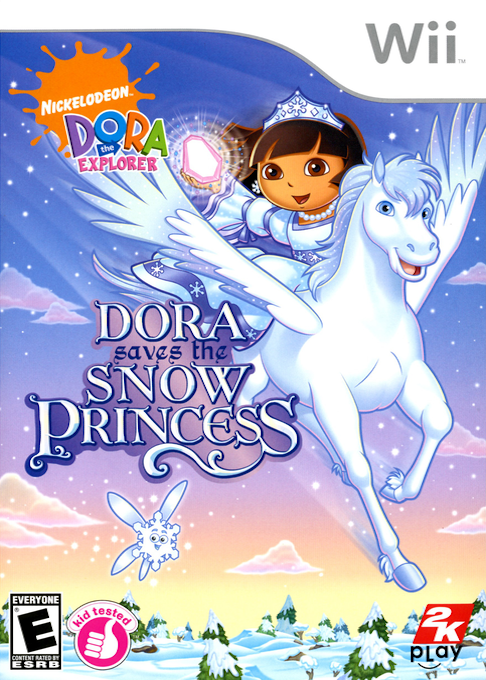 Nickelodeon Dora the Explorer - Dora Saves the Snow Princess box art