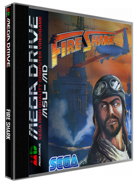 Fire Shark — box-3D (WOR)