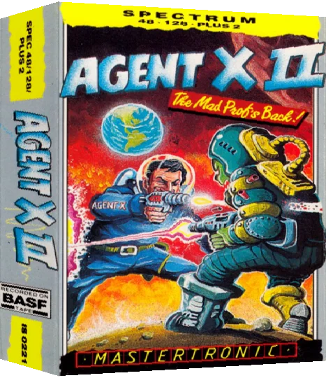 Agent X 2 - The Mad Prof's Back! — box-3D (EU)
