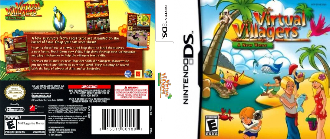 Virtual Villagers - Erschaffe dein Paradies! — box-texture (US)
