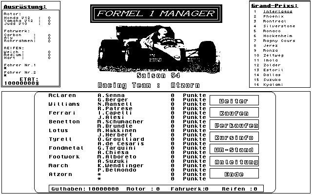 Formel 1 - Manager — ss (WOR)