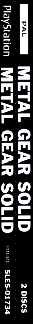 Metal Gear Solid - Integral — box-2D-side (DE)