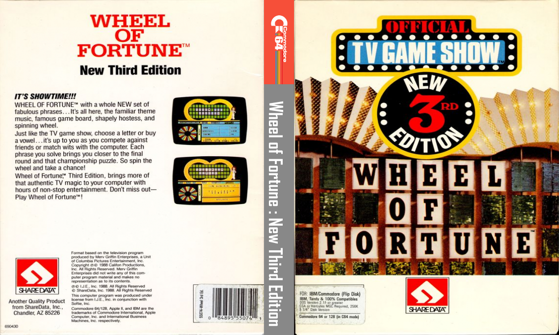 Wheel Of Fortune - New Third Edition — box-texture (US)