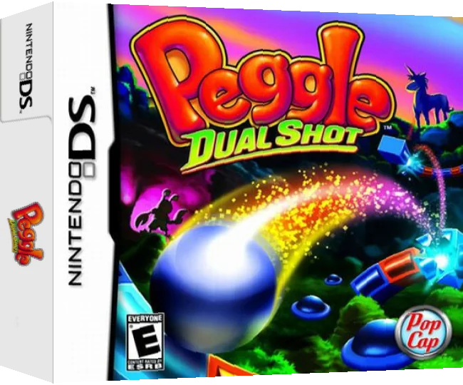 Peggle Dual Shot — box-3D (US)