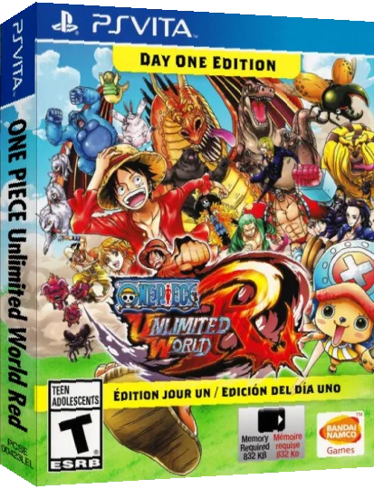 One Piece Unlimited World Red — box-3D (US)
