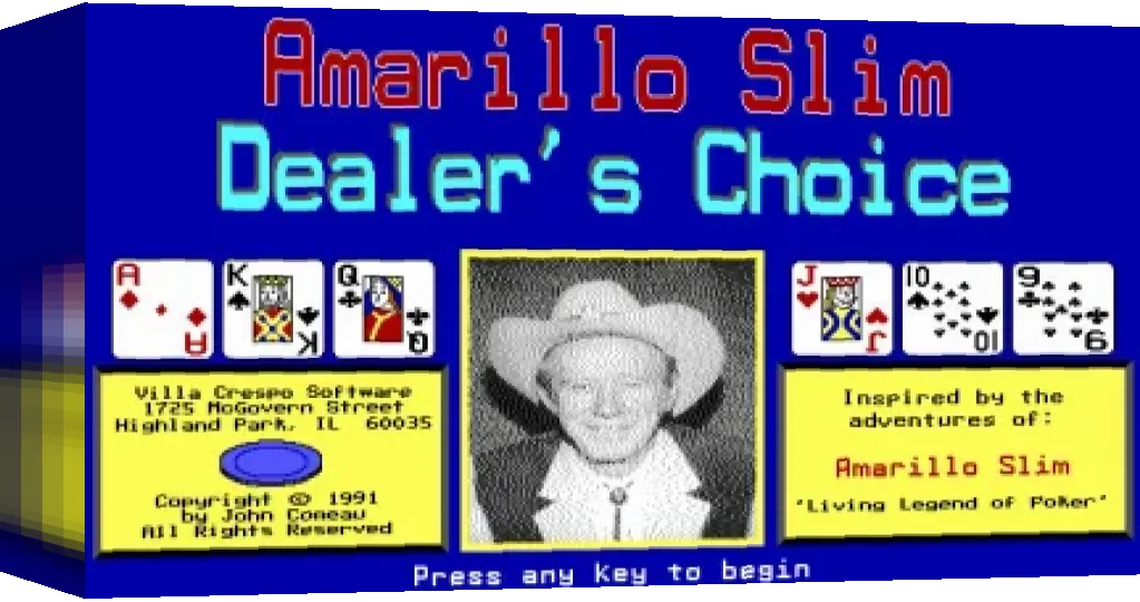 Amarillo Slim Dealer's Choice — box-3D (WOR)