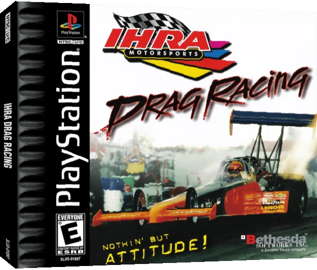 IHRA Drag Racing — box-3D (US)