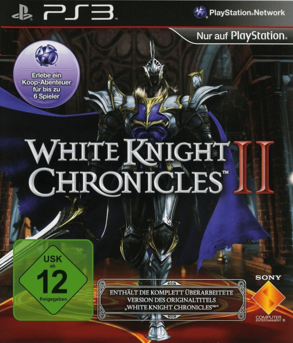 White Knight Chronicles II — box-2D (DE)