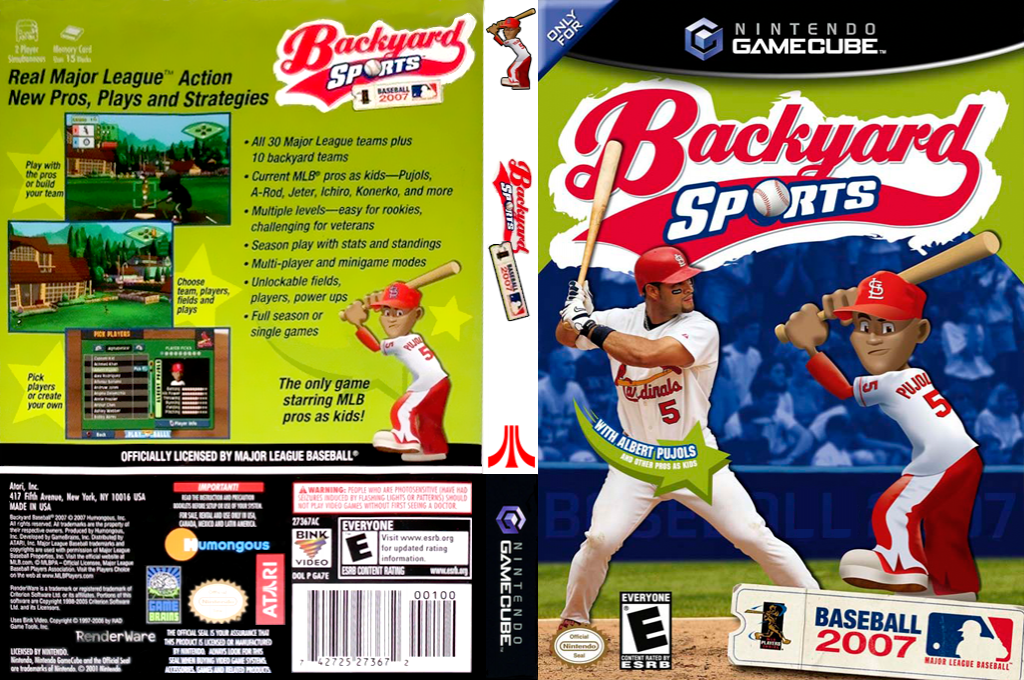 Backyard Sports - Baseball 2007 — box-texture (US)