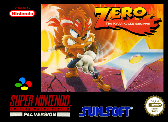 Zero - The Kamikaze Squirrel — box-2D (EU)