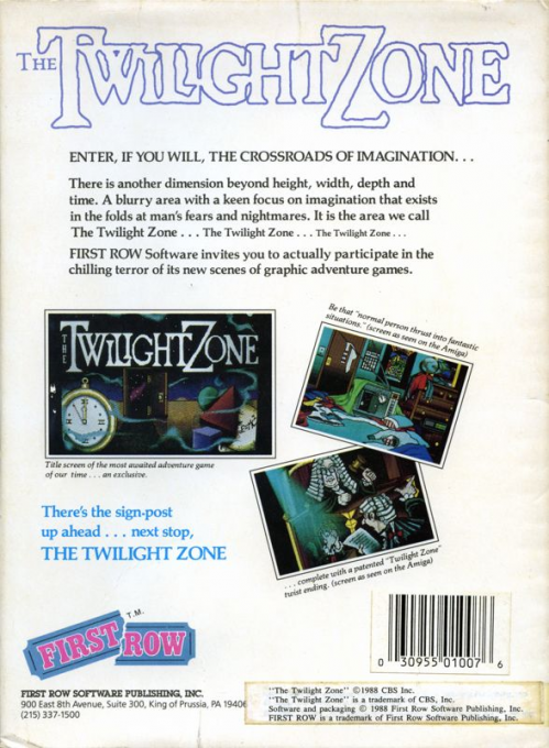 Twilight Zone, The — box-2D-back (US)