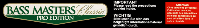 Bass Masters Classic - Pro Edition — box-2D-side (EU)