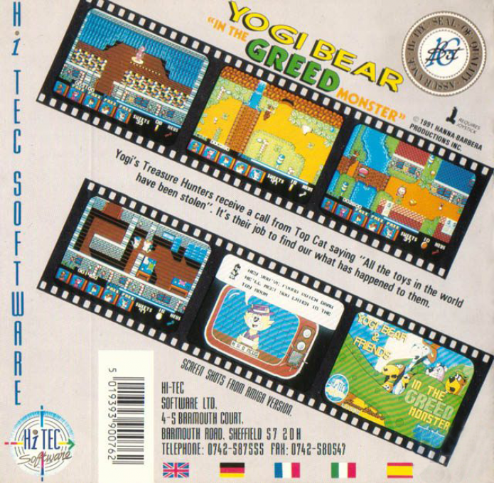 Yogi Bear & Friends in the Greed Monster — box-2D-back (EU)