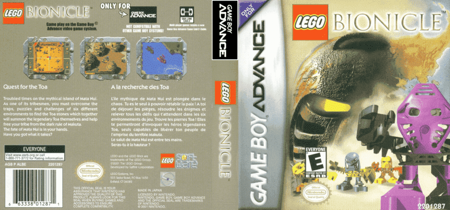 LEGO Bionicle — box-texture (US)