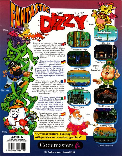 Fantastic Dizzy — box-2D-back (WOR)