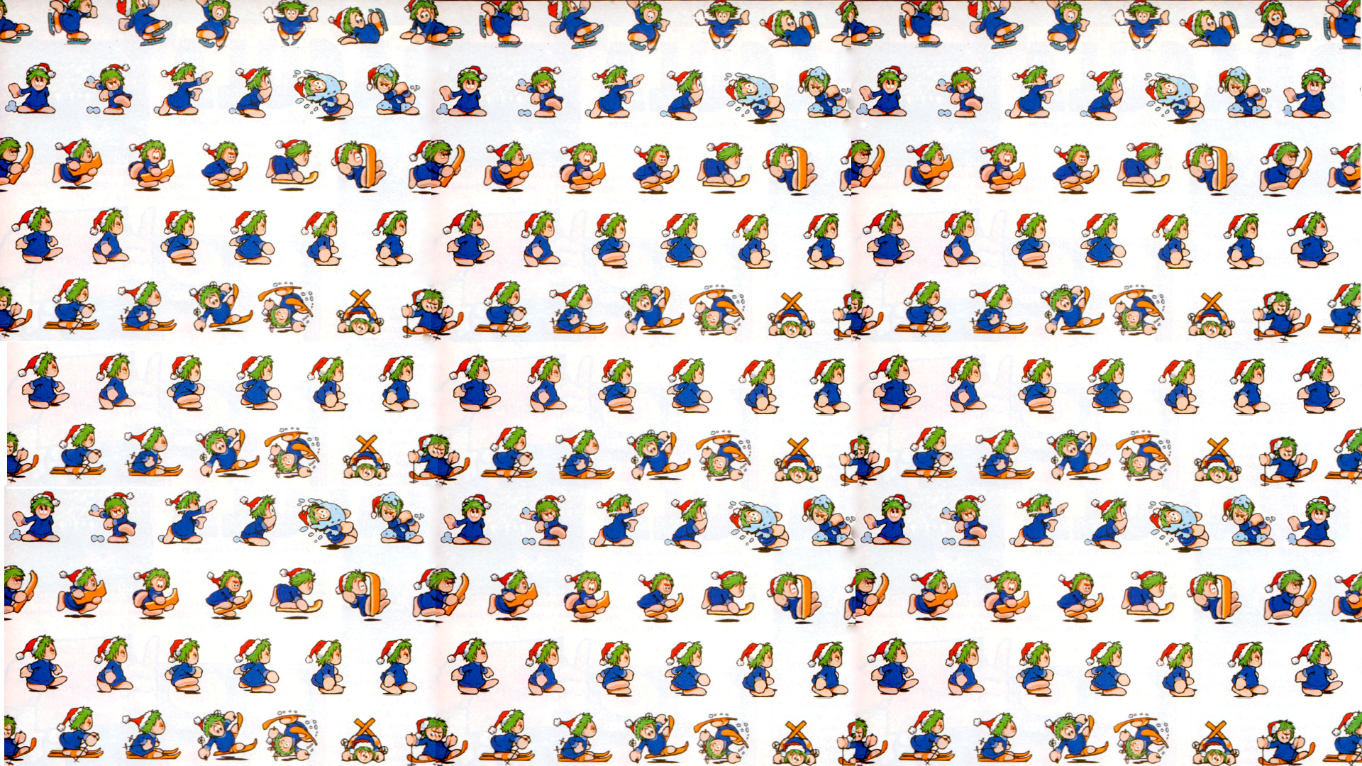 Holiday Lemmings 1994 — fanart